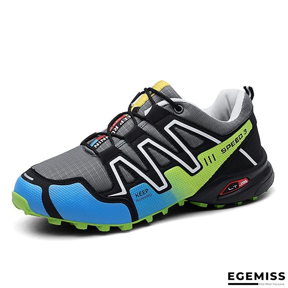 new large size outdoor mountaineering shoes men's shoes breathable shock absorption sports hiki | EGEMISS