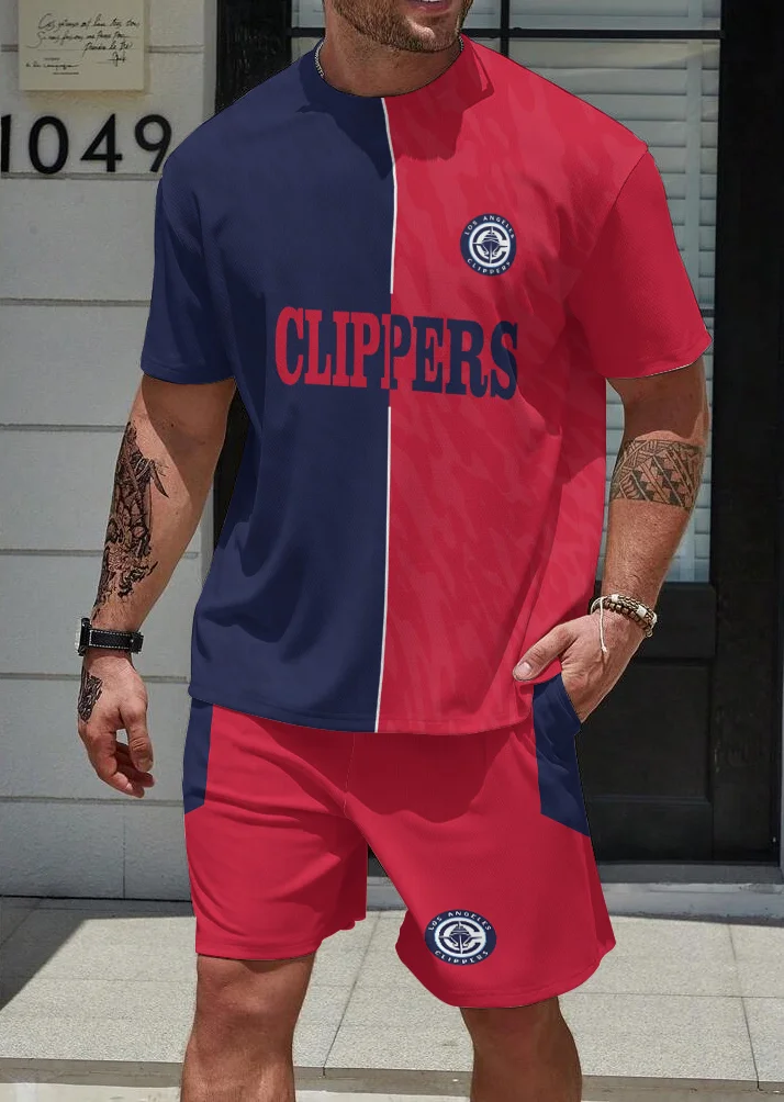 LA Clippers Limited Edition Top And Shorts Two-Piece Suits