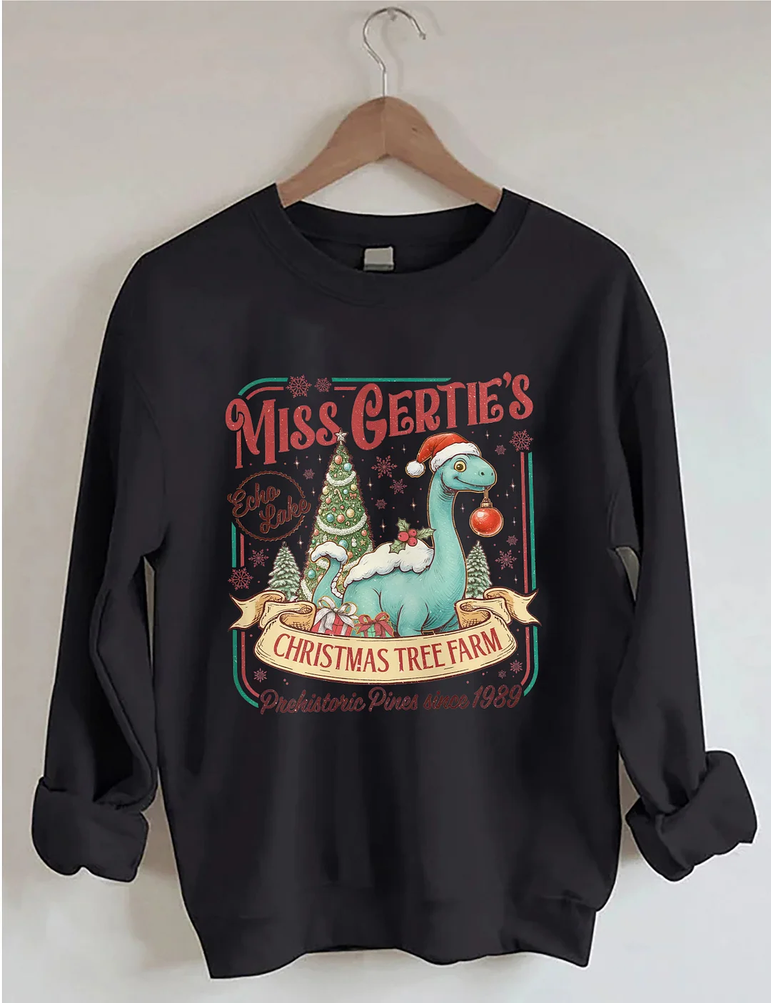 Miss Gertie&rsquo;s Christmas Holiday Vacation Sweatshirt