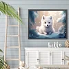 Diamond Painting-DIY Full Round Drill Snowy Wolf