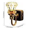 Vintage Night Lights Plug Into Wall USB Powered Plug in Night Light Flower LED Nightlight for Adults Bedroom Bathroom Hallway