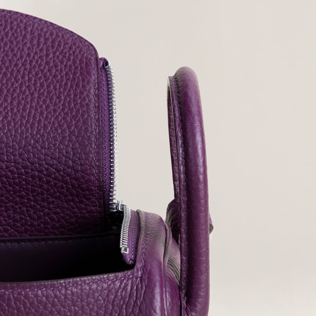 Mini Lindy Clemence leather  P9 Anemone PHW