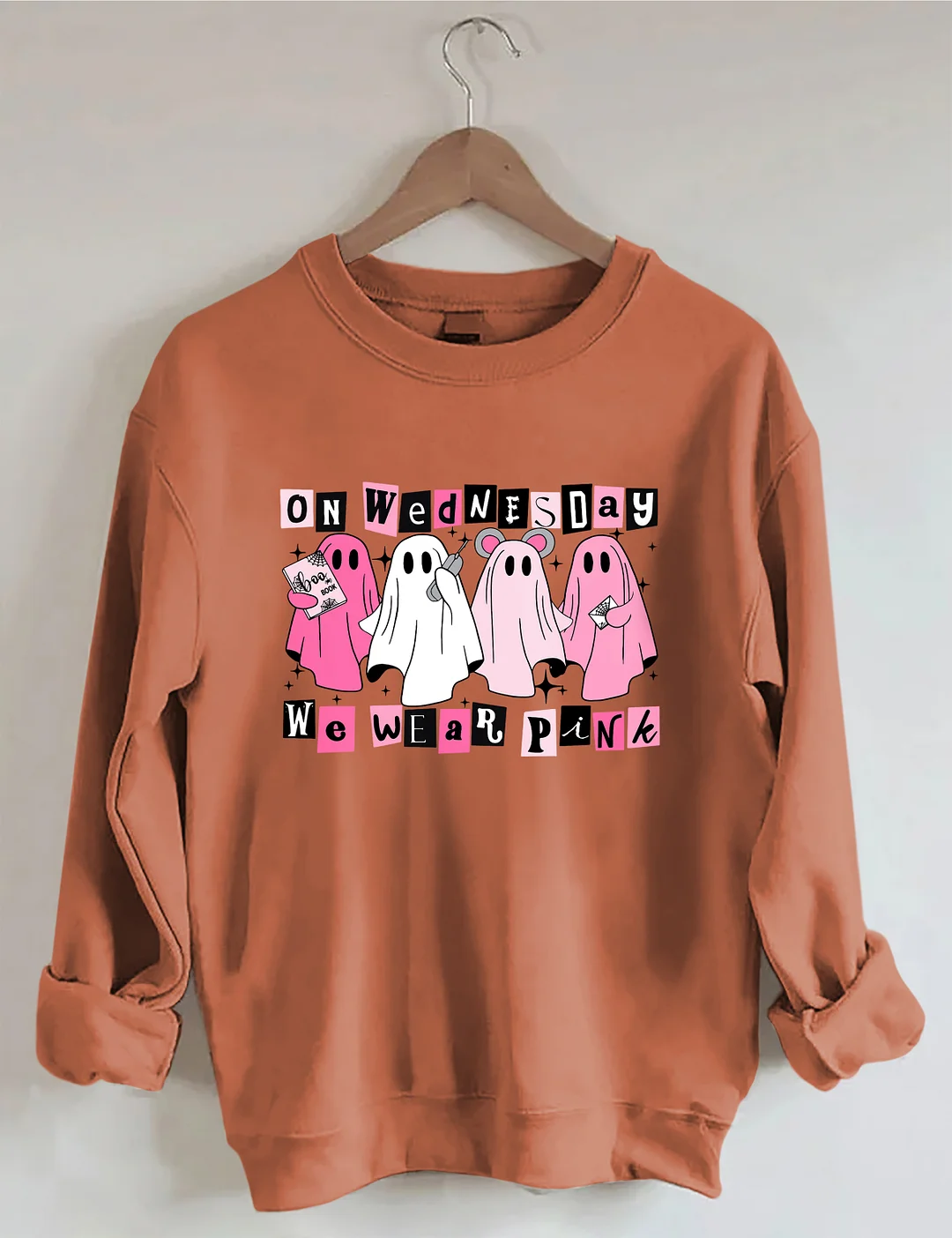 On Wednesday We Wear Pink Sweatshirt
