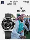 Rolex Cosmograph Daytona White Gold Mens Watch-116519LN Black Diamond Oysterflex