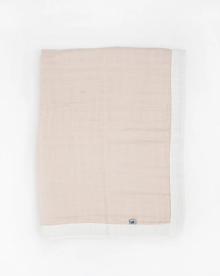 Organic Cotton Muslin Baby Quilt - Rosie