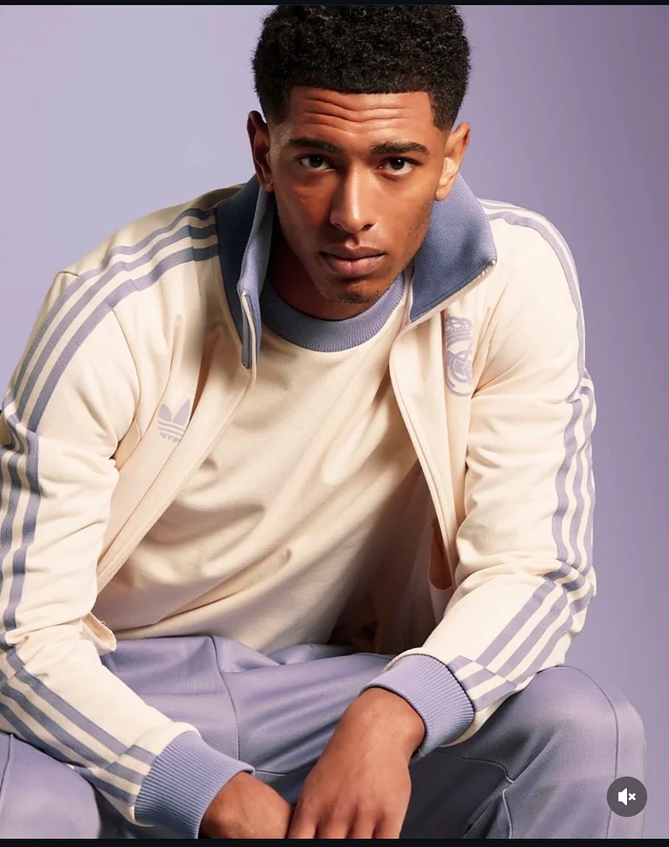 Real Madrid Trefoil Retro Slim Jacket + Retro Pants