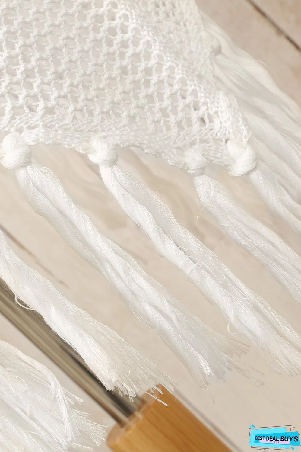 Hollow Tasseled Beach Dress