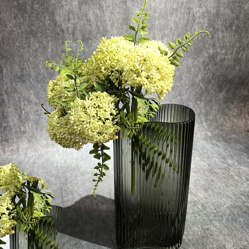 Tegooe Simulation Oat Fruit Cluster Artificial Floral Greenery Bouquet for Home Decor