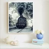 Train  | Full Round Diamond Painting Kits