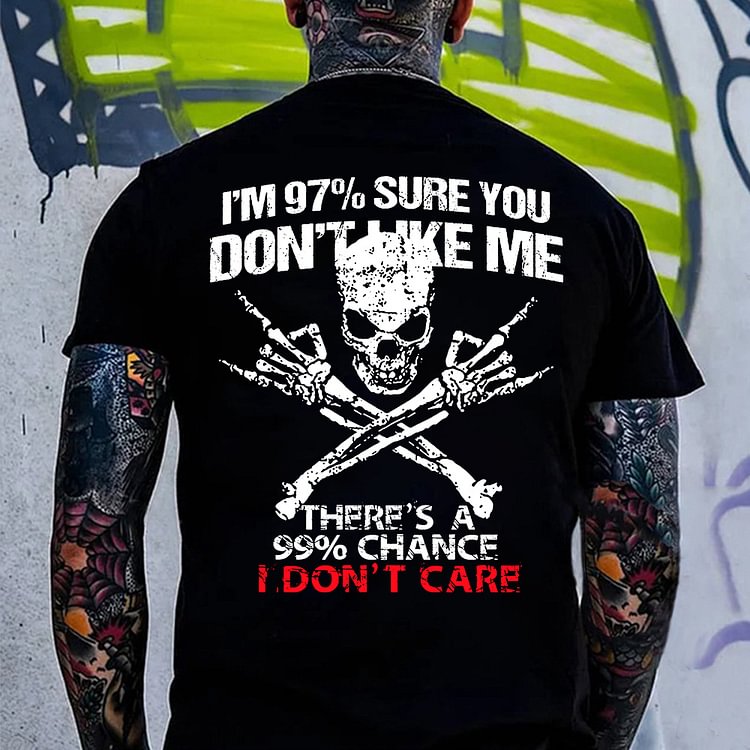 Generation X 2 Side T-shirt, There's A 99% Chance I Don't Care,I'm 97% Sure You Don't Like Me,GenerationX Unisex Hoodie, Custom Year Of Birth Sweatshirt