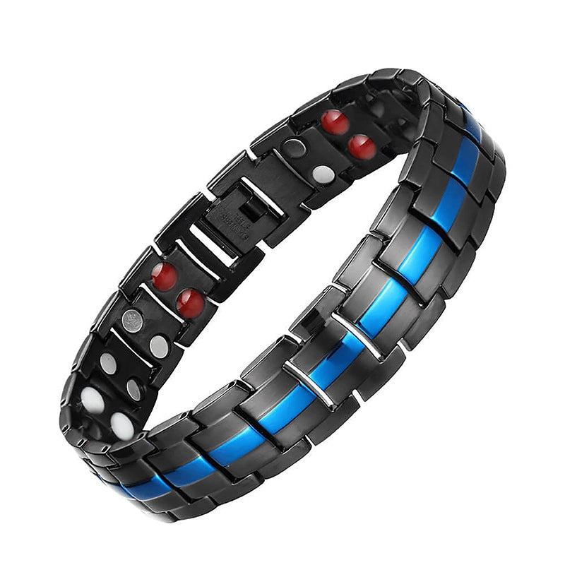 Special Fashion Simple Titanium Steel Bracelet Turtle Back Stainless Steel Bracelet Titanium Magnetic Negative Ion Energy Men’s Bracelet