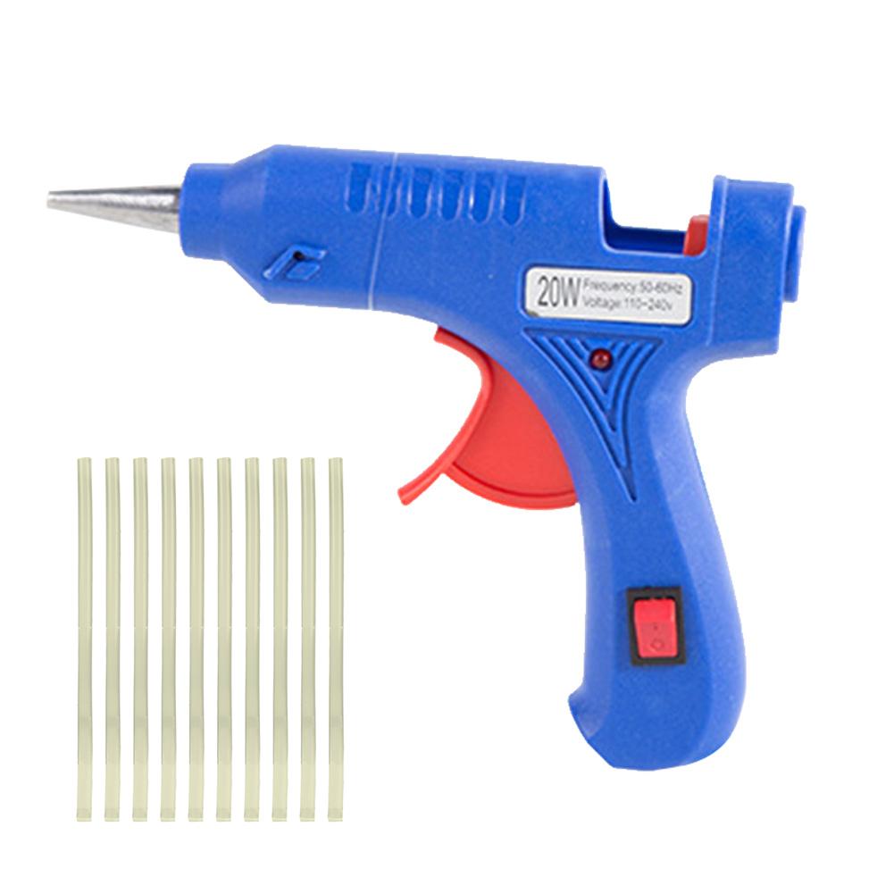 

Industrial High Temperature Heater Hot Melt Glue Gun+10Pcs Glue Sticks, 501 Original