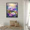 Diamond Painting-DIY Full Round Drill Lotus(50*40 CM)