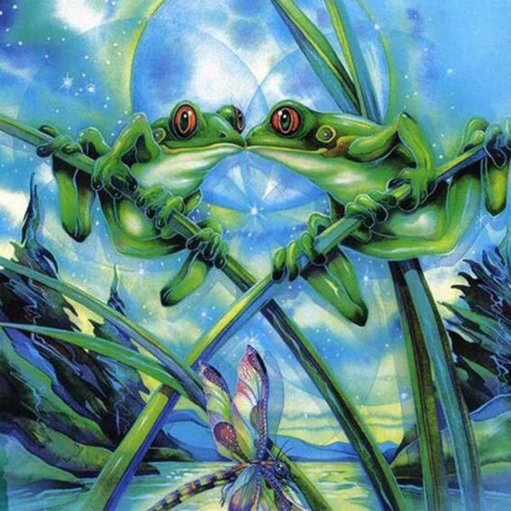 Full Round Diamond Painting Frog (30*30cm)