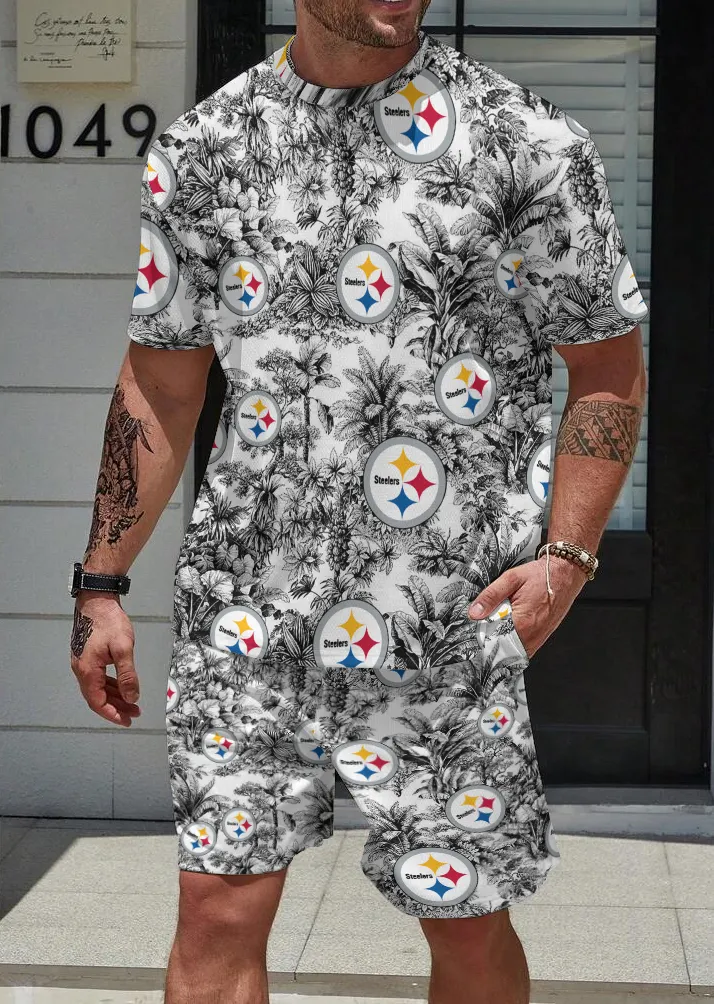 Pittsburgh Steelers Limited Edition Top And Shorts Two-Piece Suits