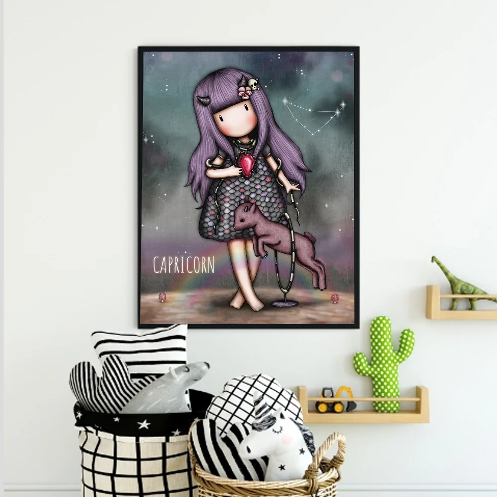 Grace Doll 5D DIY Diamond Painting Kits Full Round Drill Wall Art Decor (sz2689)