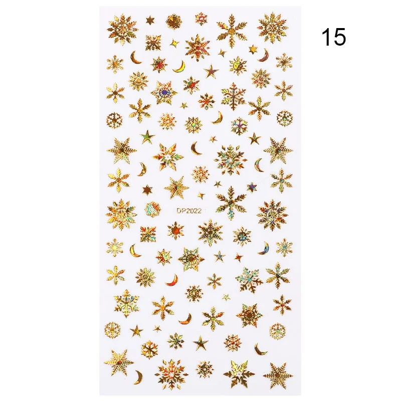 1 Sheet Nail Art 3D Nail Sticker Butterfly Colorful Nail Decals Fairy Tales Nail Transfer Decals Nail Decorations DIY Design