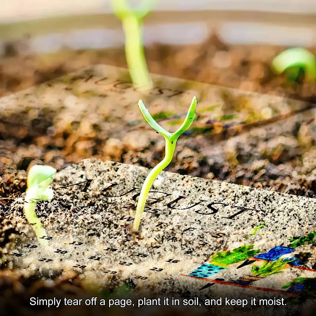 🌱2025 Eco-Friendly Plantable Seed Calendar🗓️