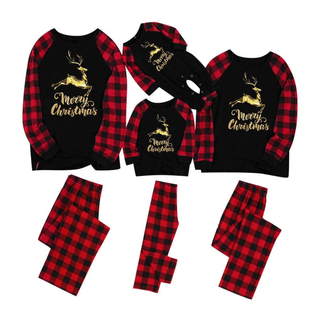 2021 New golden flying elk Christmas parent-child costume、、sdecorshop