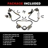 Autodevil Engine Timing Chain Kit 3.6L 3.0L 2.8L Fit for Traverse Equinox Malibu Camaro 08-15,for XTS STS SRX CTS ATS 07-15, for LaCrosse Enclave 07-15, for G8 G6 GMC/Aura/Outlook/Suzuki/Suzuki/Saab