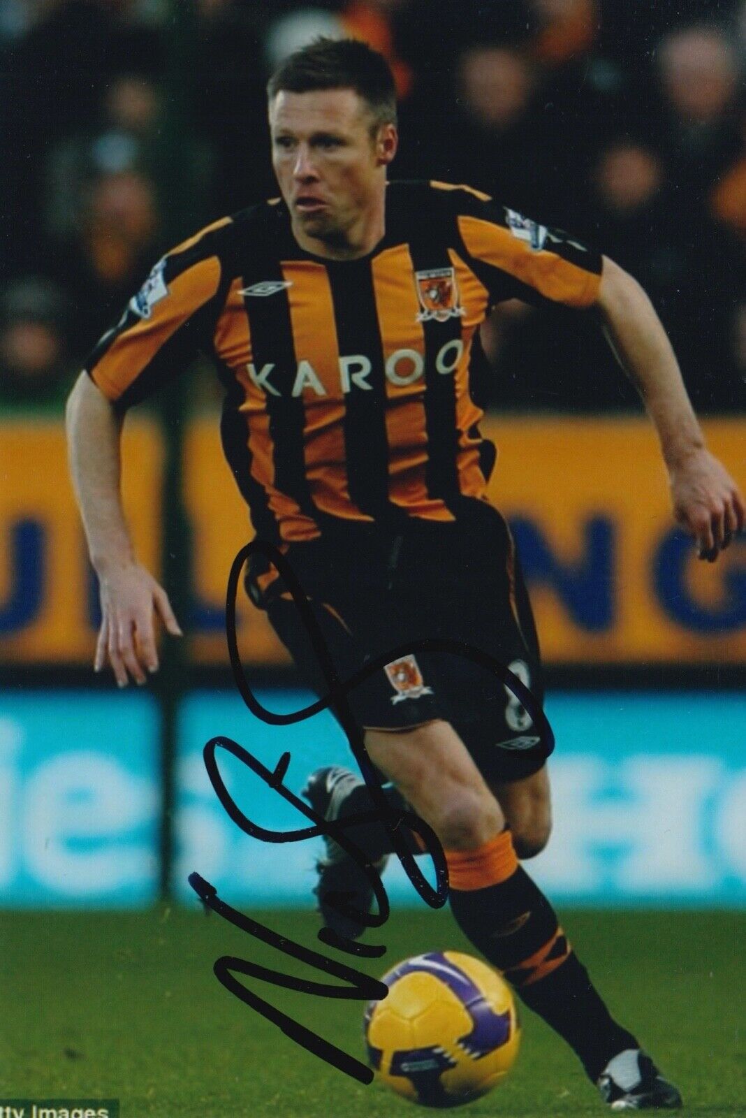 NICK BARMBY HAND SIGNED 6X4 Photo Poster painting - FOOTBALL AUTOGRAPH - HULL CITY.