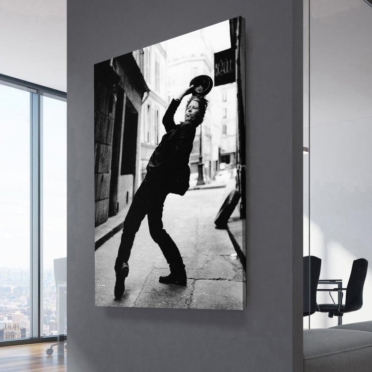 Retro Tom Waits Music Poster Canvas Wall Art 
