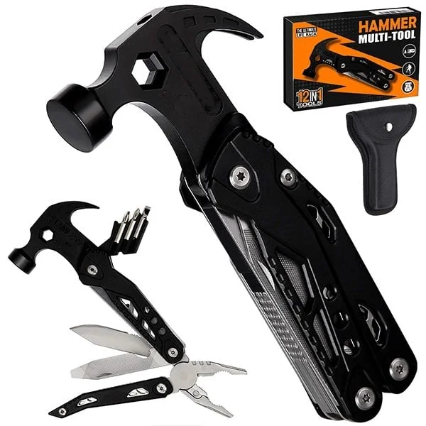 (🔥3rd Anniversary Sale) - Portable MultiTool With Hammer. Screwdrivers. Nail Puller