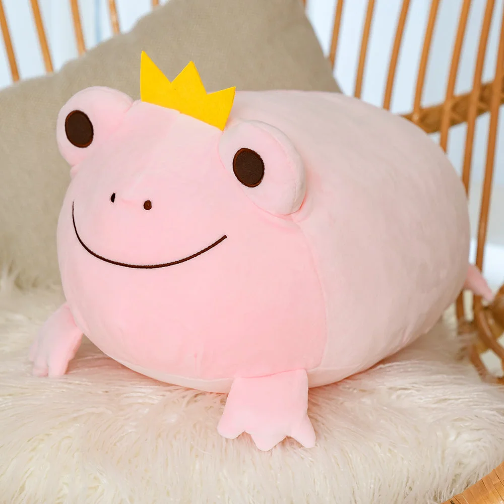 Cuteeeshop Plush Pillow Puffy Frog Prince Squish Family Sets