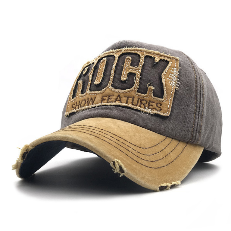 Distressed Patch Sunshade Cap / [viawink] /