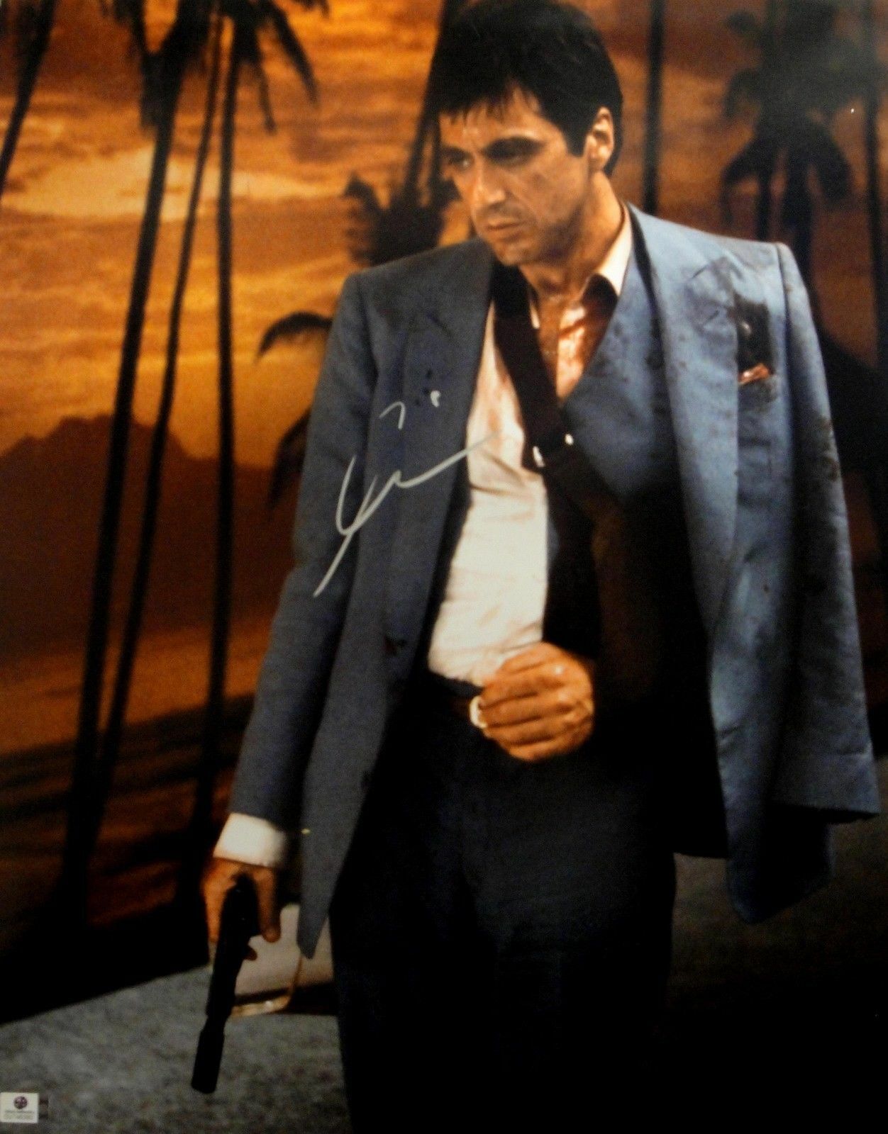 Al Pacino Hand Signed Autographed Jumbo 16x20 Photo Poster painting Scarface Heat GA 746380