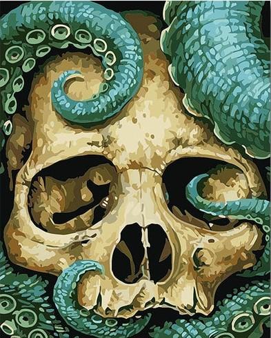 

Skull Octopus – Paint By Numbers - 40*50CM, 501 Original