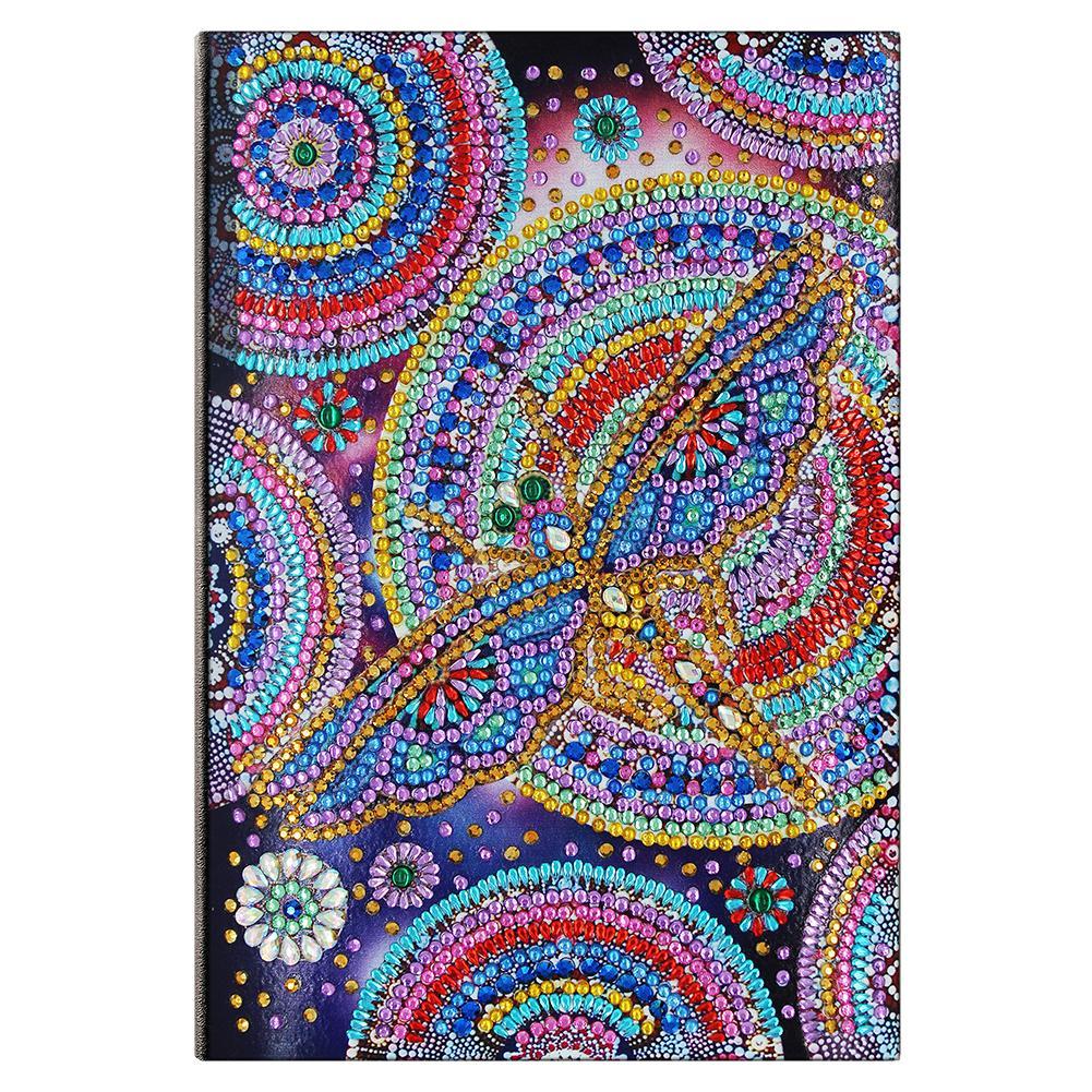 

Dragonfly-DIY Creative Diamond 50 Pages A5 Notebook, 501 Original