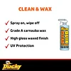 DUCKY PRODUCTS Quik Clean & Wax: Spray Cleaner for Car, Boat, Motorcycle & RV Exterior Detailing, 16 oz