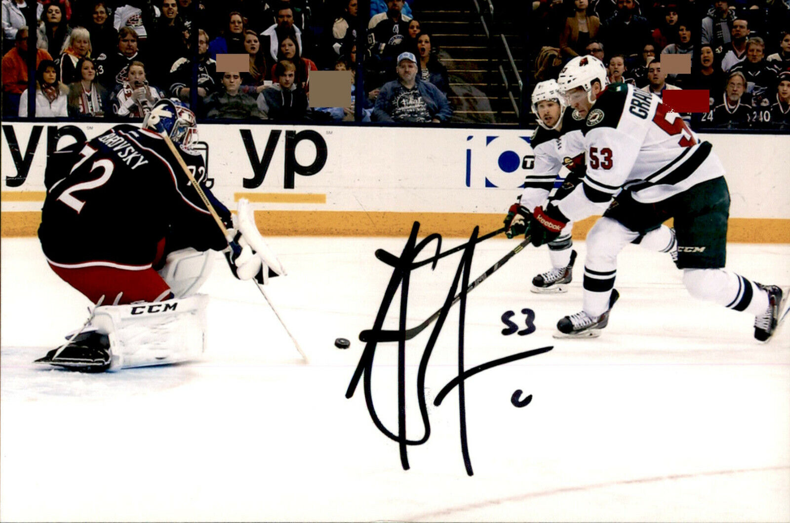 Tyler Graovac SIGNED 4x6 Photo Poster painting MINNESOTA WILD / WASHINGTON CAPITALS #2