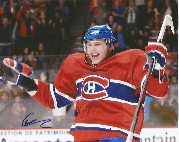 Montreal Canadiens Alex Galchenyuk Signed Autographed 8x10 Photo Poster painting COA C