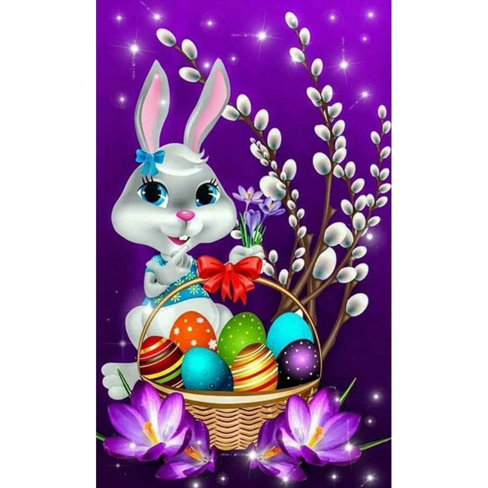 

Easter Bunny - Round Drill Diamond Painting - 30*40CM, 501 Original