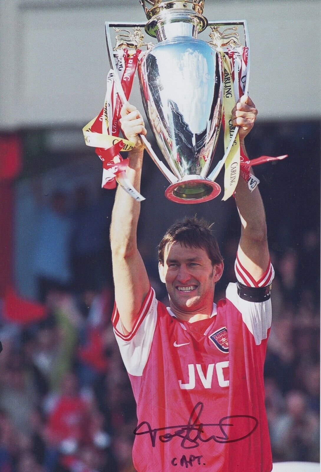 Tony Adams Hand Signed 12x8 Photo Poster painting - Arsenal Autograph Football 3.