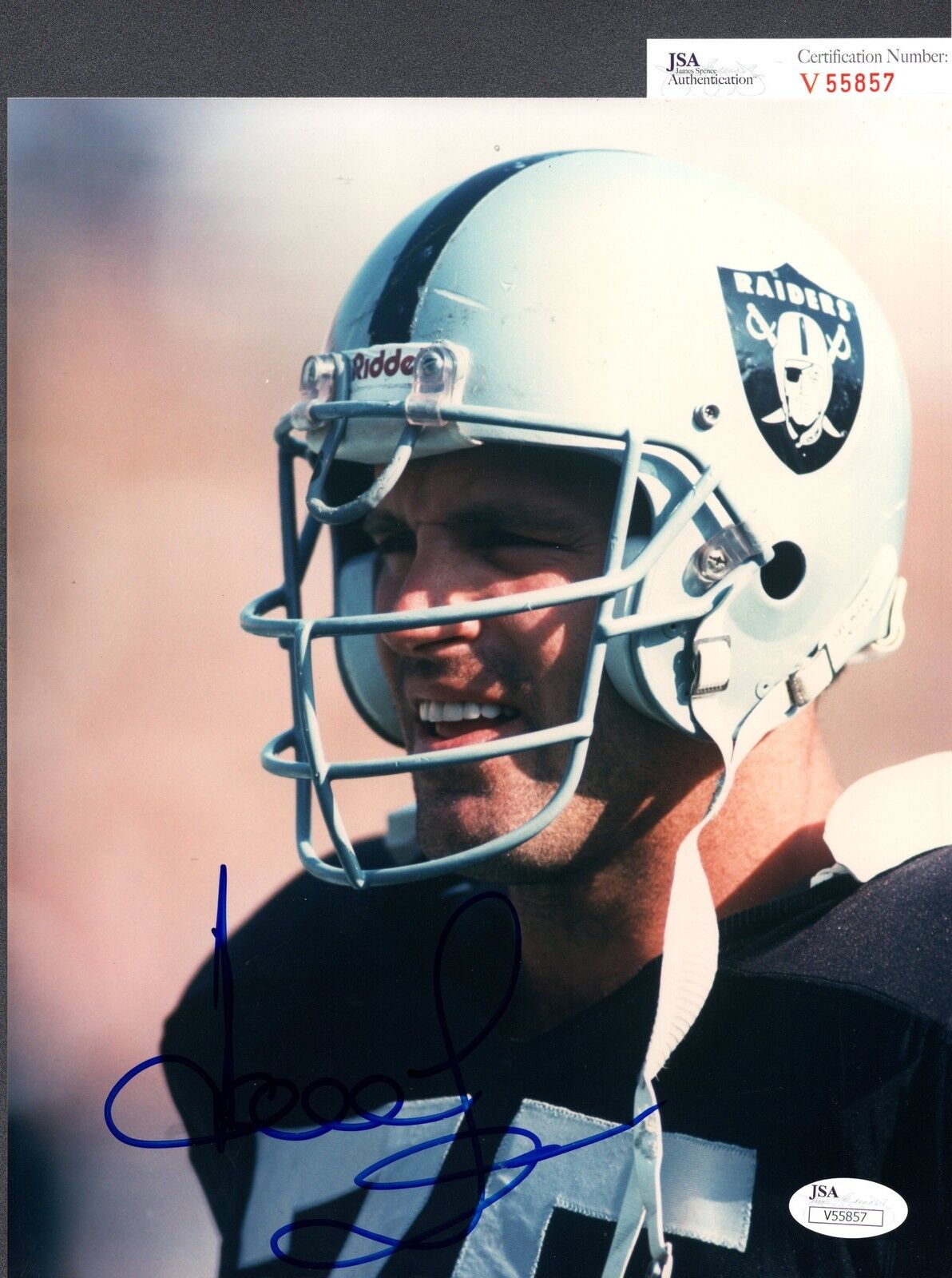 JSA Howie Long Autographed Signed AUTO 8x10 Photo Poster painting Oakland Raiders TRB 220