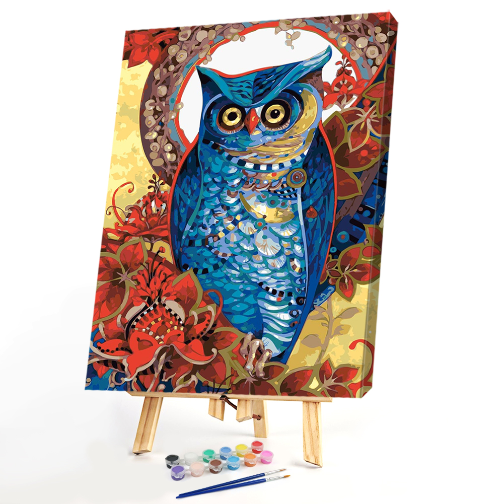 

40*50CM Paint By Numbers-Owl, 501 Original