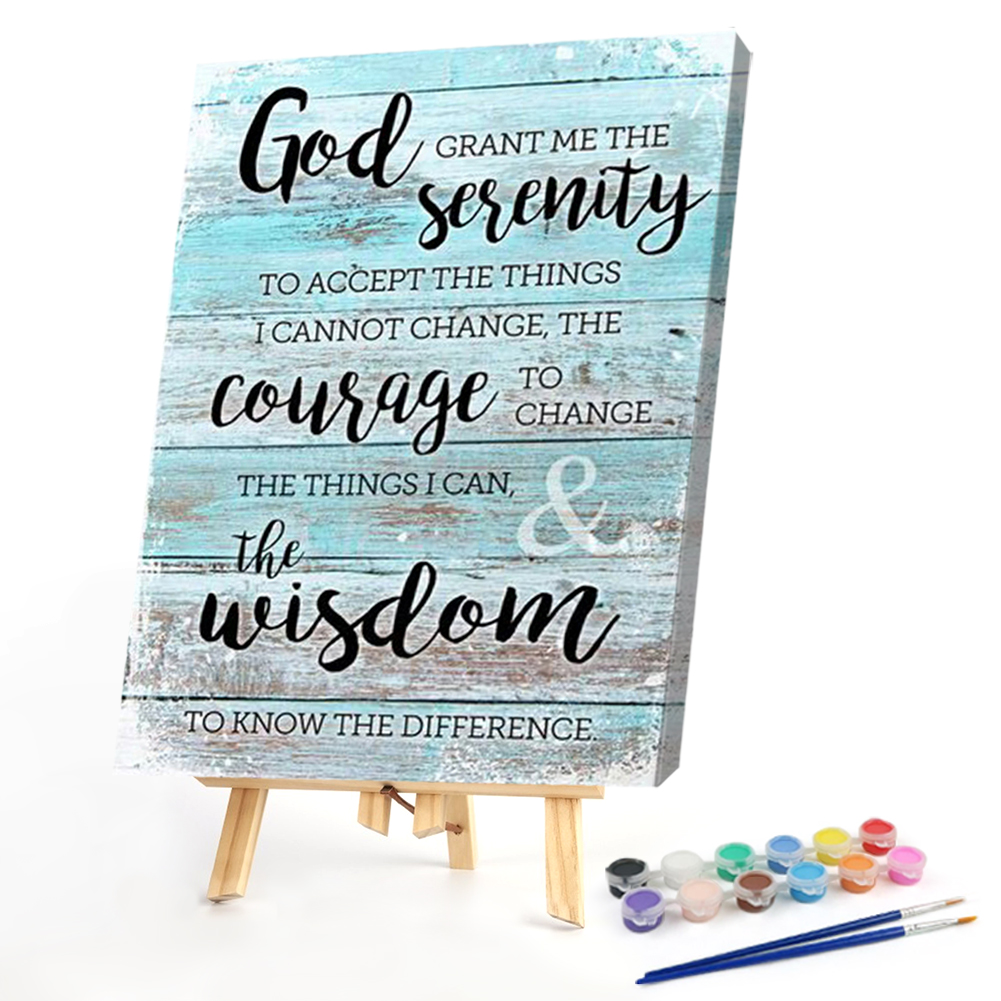 

40*50CM - Paint By Numbers - Letter Hand, 501 Original