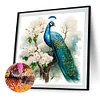 Diamond Painting-DIY Full Round Drill Peacock(35*35 CM)