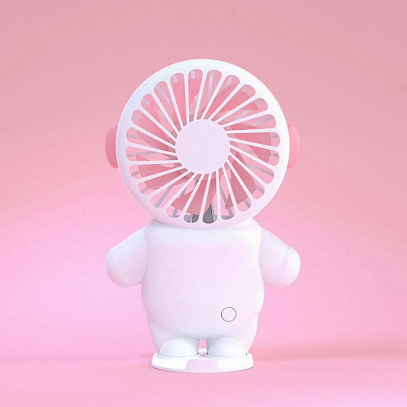 New Kitty Portable Mini Small Fan Student Handheld Small Fan Internet Celebrity Desktop USB Pocket Electric Fan