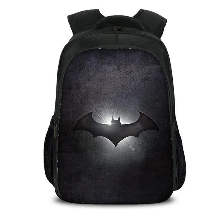 Mayoulove The Batman Dark Knight Backpack School Sports Bag for Boys Girls Kids-Mayoulove
