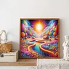 5D DIY Full Round Drill Diamond Painting Landscape Kit Home Decor Art 30x30cm