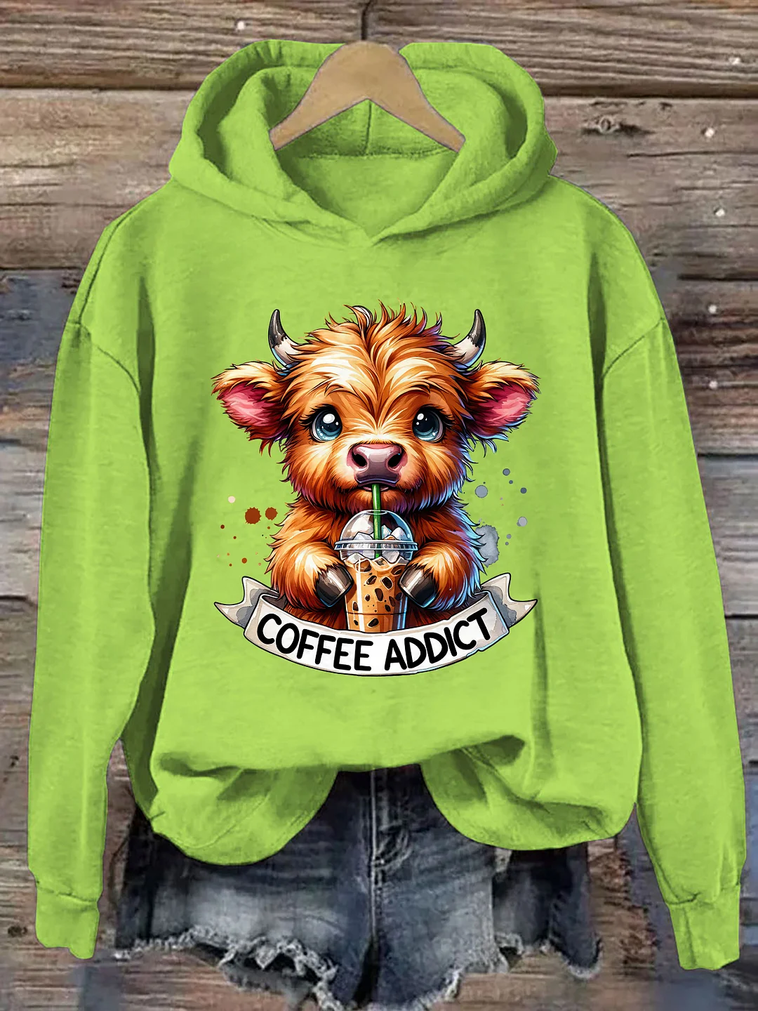 Cute Highland Cow Hoodie