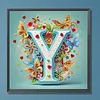 Butterfly Flower Y 5D Partial Drill DIY Diamond Painting Kit 30*30cm
