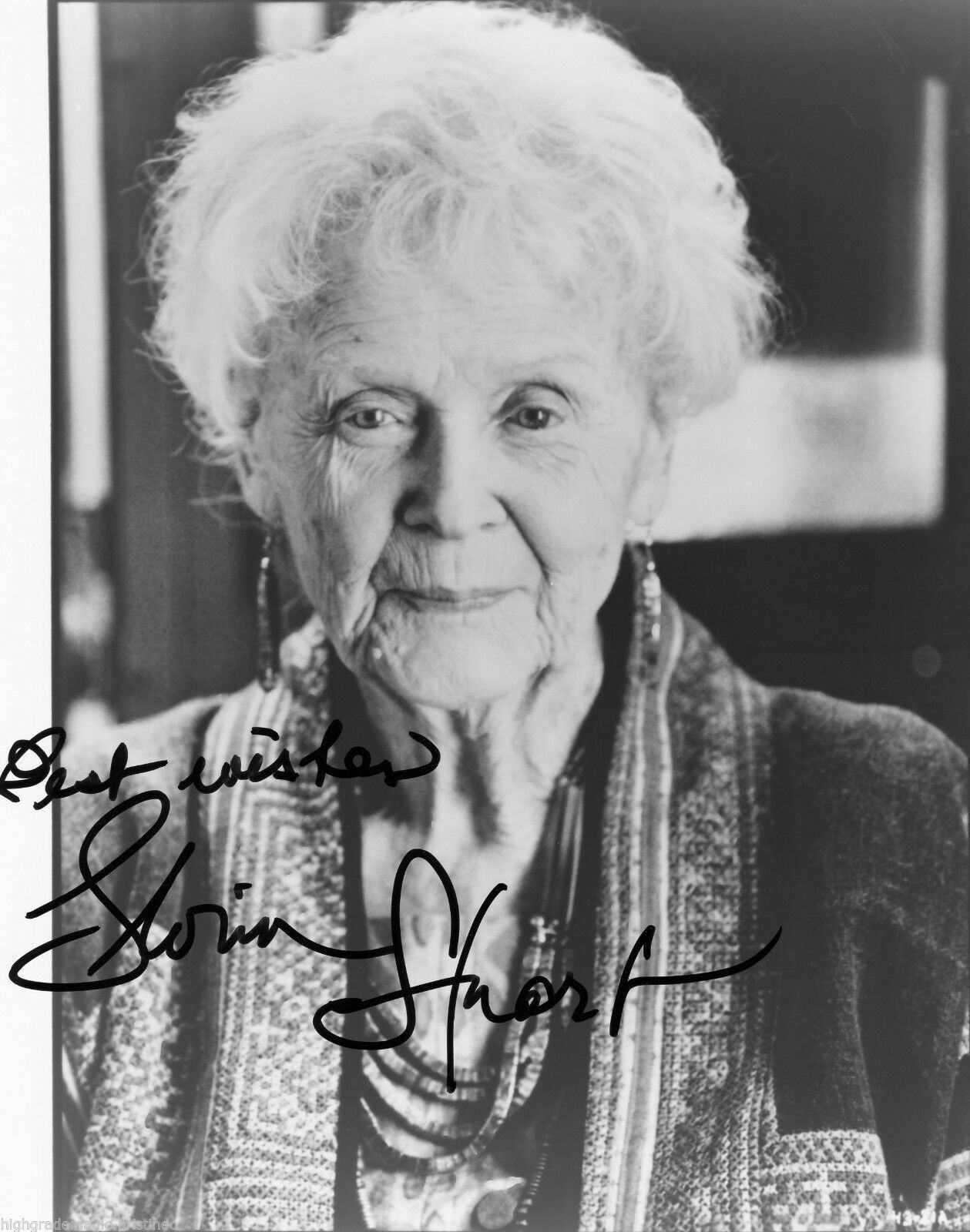 GLORIA STUART SIGNED AUTOGRAPHED 8X10 THE TITANIC ROSE AT 100 DECEASED