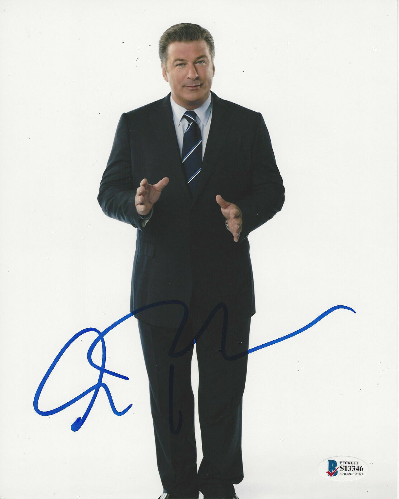 ALEC BALDWIN SIGNED AUTOGRAPH 30 ROCK 8X10 MOVIE Photo Poster painting ACTOR BECKETT COA BAS