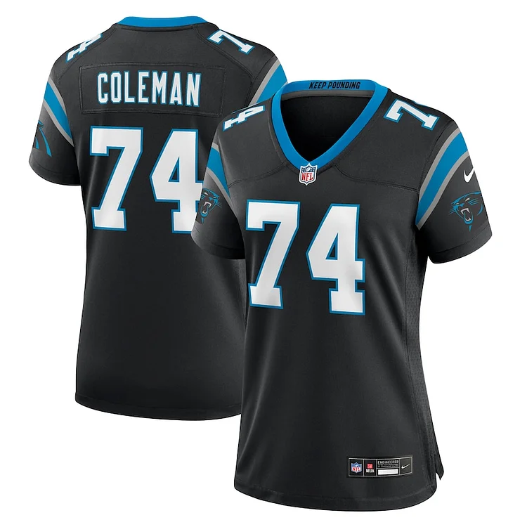 Larnel Coleman Carolina Panthers Nike Women's Team Game Jersey - Black