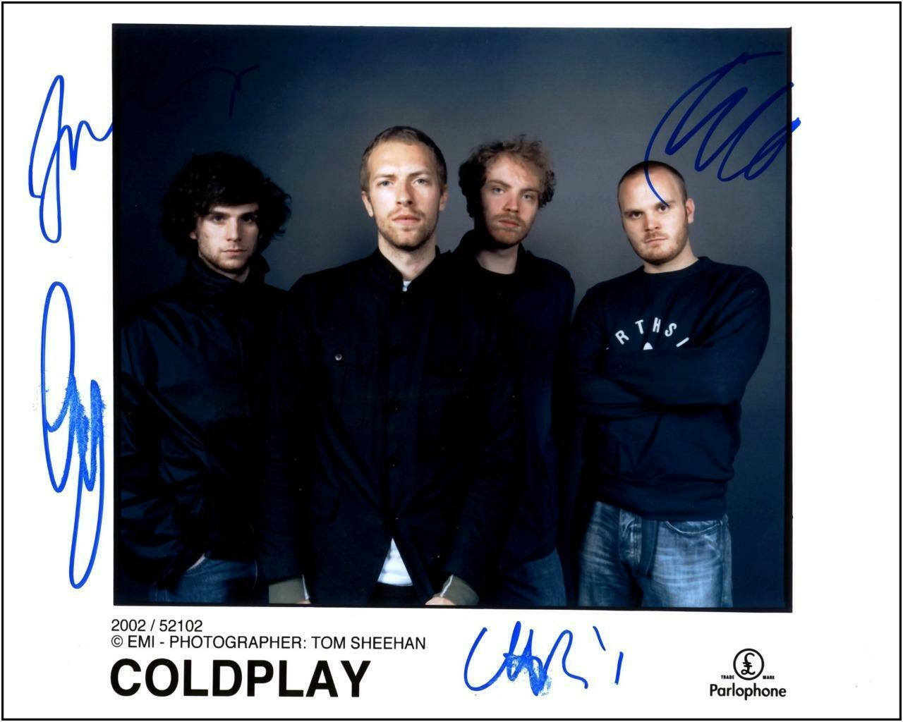 Caldplay Chris Martin SIGNED AUTOGRAPHED 10 X 8